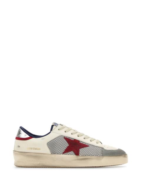 Golden Goose Deluxe Brand Men Multicolor Leather And Mesh Stardan Sneakers