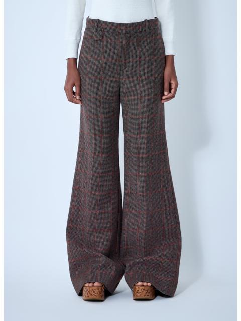 Chloé Chloé Women Wool Check Pants
