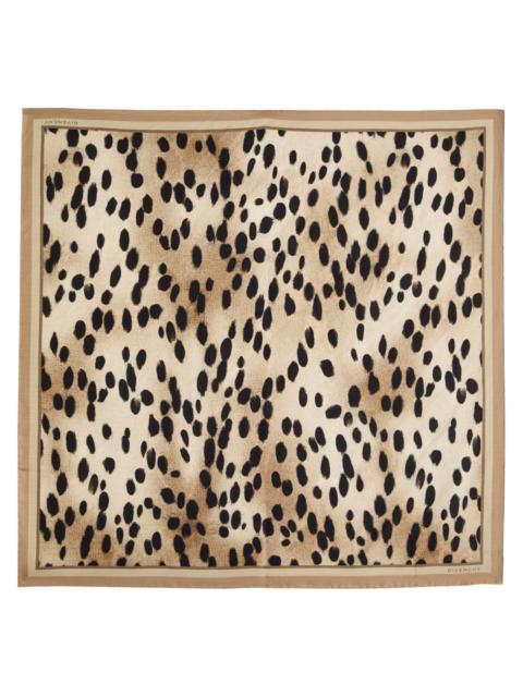 Givenchy Cheetah-printed Silk-satin Scarf