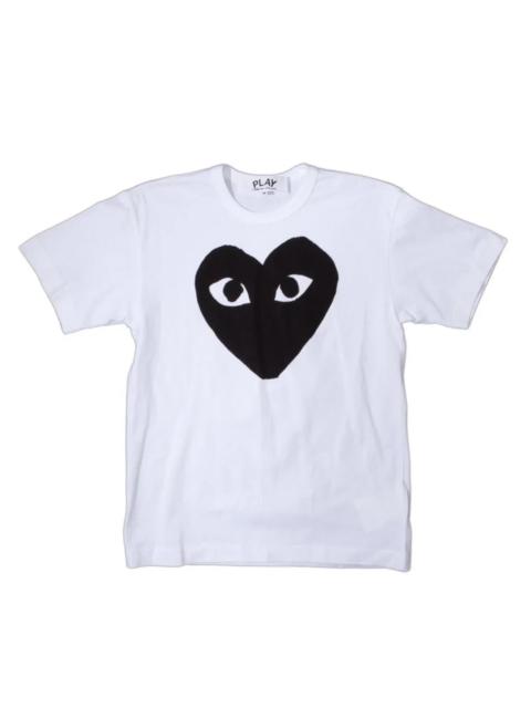 Comme Des Garçons PLAY Black heart printed tee