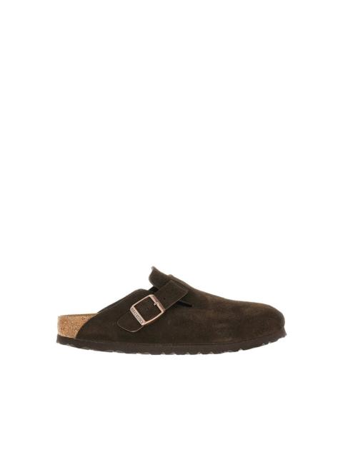 BIRKENSTOCK Birkenstock Boston Suede Leather Sandals Brown