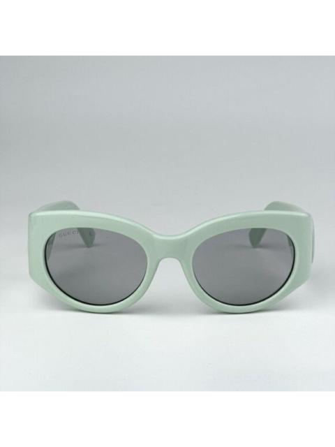GUCCI NEW Gucci GG1544S 003 Green Grey Unisex Oval Sunglasses GG 1544S