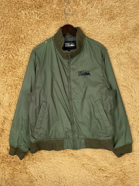 Other Designers Vintage First Down Jacket Military Green J2079