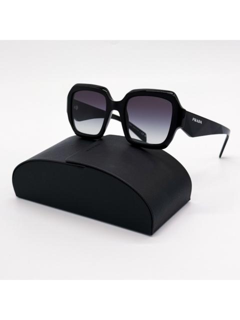 Prada NEW PRADA SUNGLASSES PR28ZS 16K90A OVERSIZED BLACK WOMEN EYE