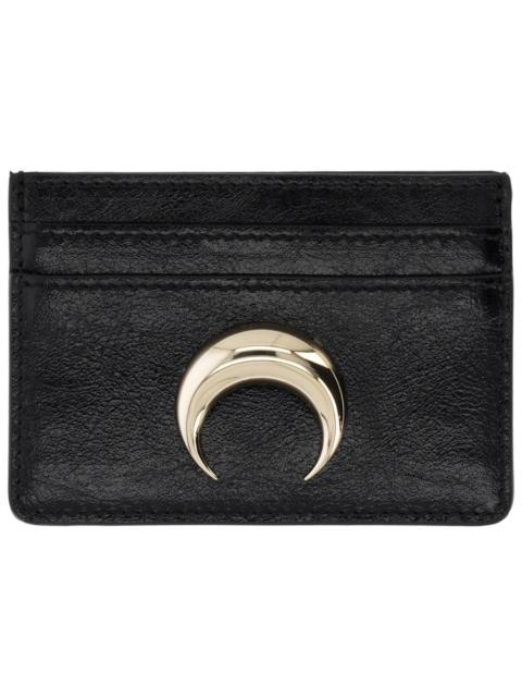 Marine Serre LEATHER CARD HOLDER WITH LOGO