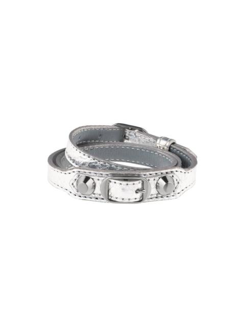 BALENCIAGA Women's City Triple Bracelet in Silver