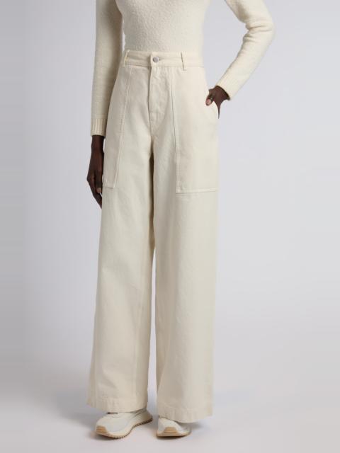 Moncler Moncler Cotton Pants in Light Beige at Nordstrom