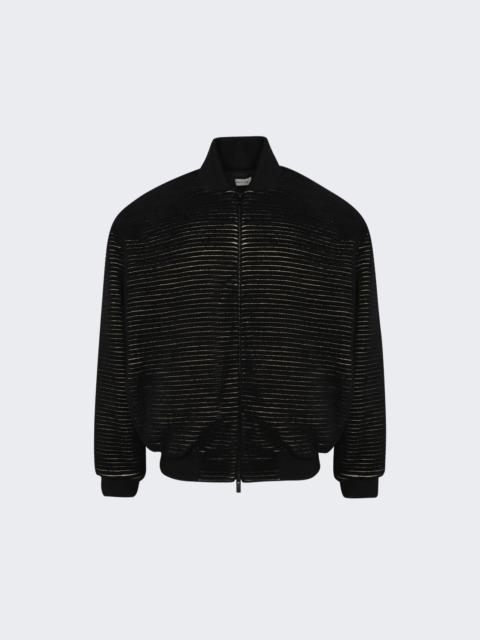 Fear of God Stripe Bomber Black