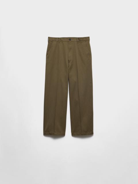 Prada Cotton chino pants
