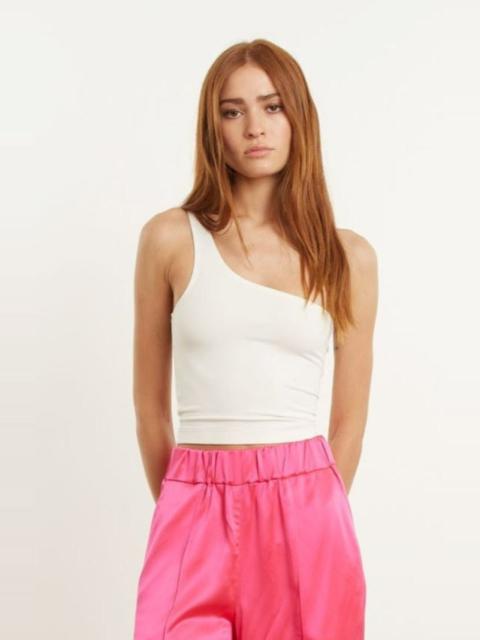 SPRWMN OFF WHITE CITY ONE SHOULDER TOP