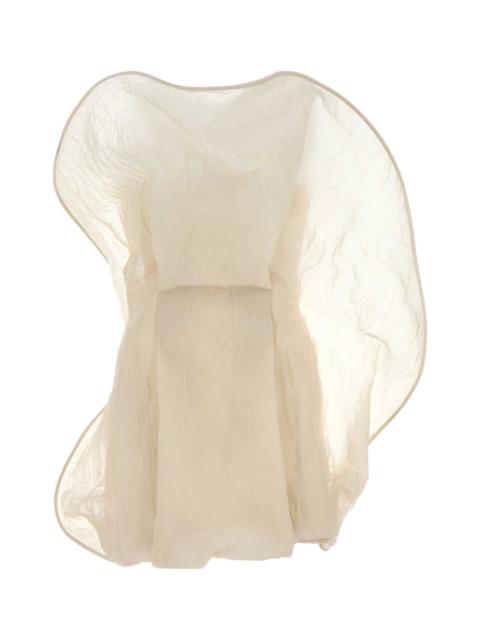 MAGDA BUTRYM Magda Butrym Women Ivory Wool Blend Mini Dress