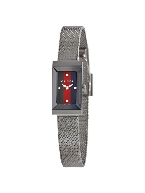 GUCCI Gucci G-rame Quartz Green, Red and Blue Dial Ladies Watch YA147510