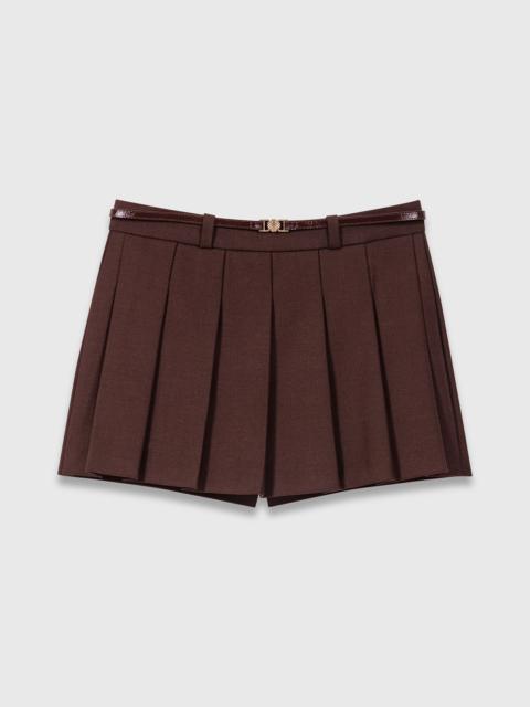 maje Pleated skort