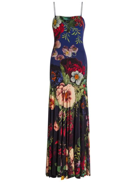 Alice + Olivia Alice + Olivia Augusta Floral-print Jersey Maxi Dress