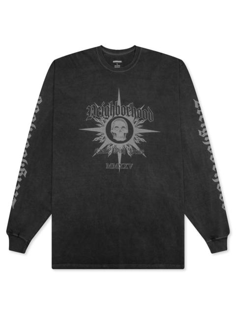 NEIGHBORHOOD NH. L/S TEE 15 - BLACK