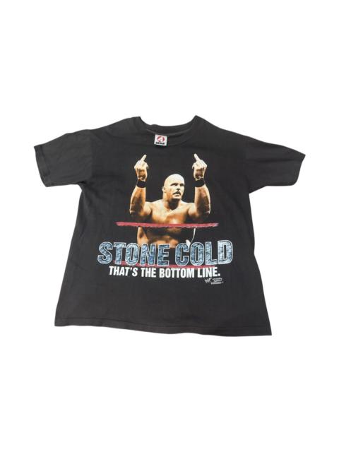 Other Designers Vintage 90s WWF Stone Cold Flipping Bird T Shirt What?