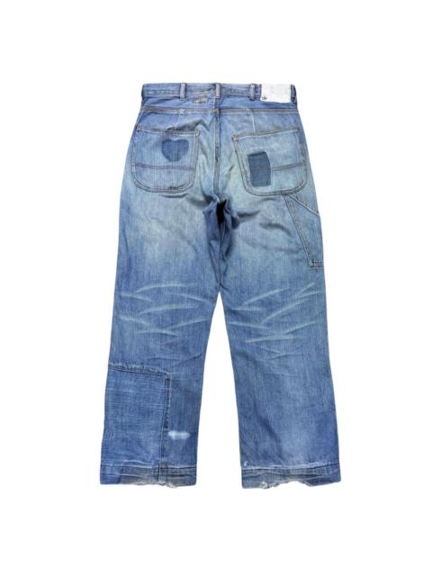 Other Designers Japanese Brand - CONEY Denim Carpenter Patchwork Work Pants