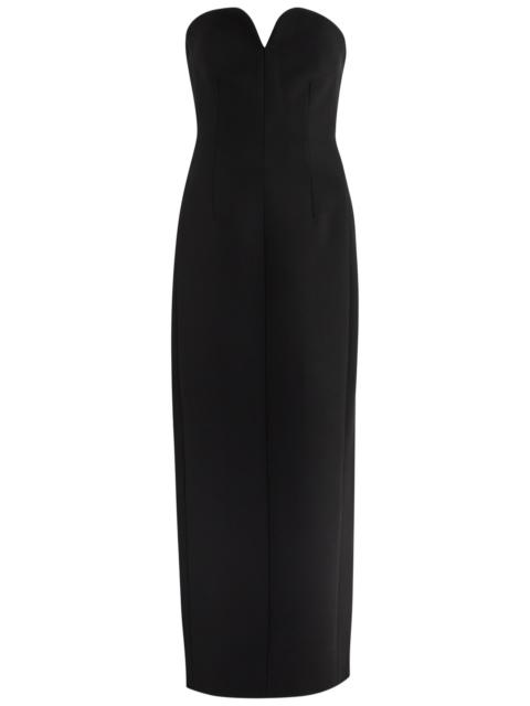 KHAITE Khaite Yao Strapless Woven Midi Dress