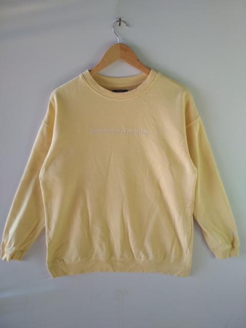 Other Designers Designer - SPAO SEVENTH AVENUE #NYC EMBROIDERED SPELLOUT SWEATSHIRT