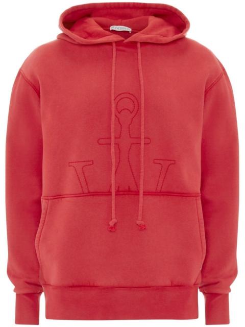 JW Anderson logo-embroidered hoodie
