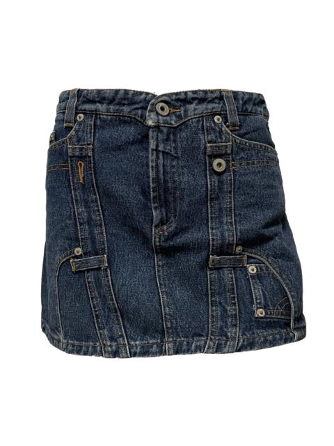 Other Designers D&G Patchwork Denim Mini Skirt