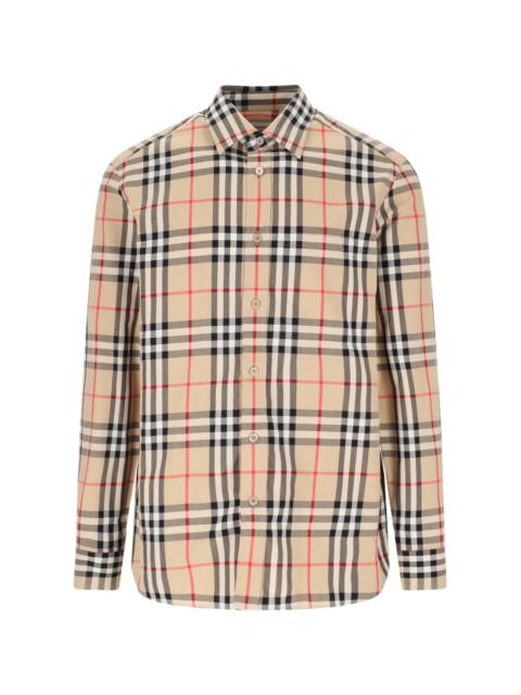 Burberry CHECK PATTERN SHIRT