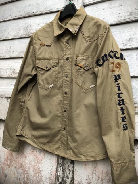 Other Designers Japanese Brand - 291295= Homme Kapital Style Western Stud Design Button Up LS