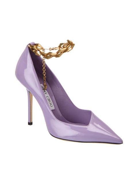JIMMY CHOO Jimmy Choo Diamond Talura 100 Patent Pump