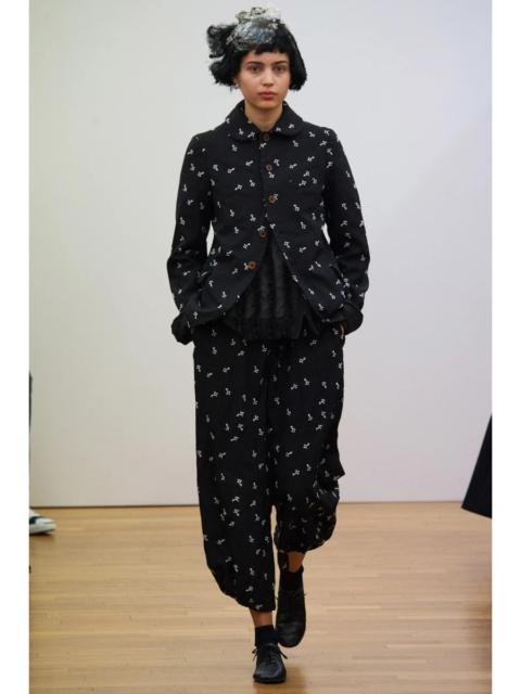 Comme Des Garçons NEW WITH TAG ! ARCHIVE ! Embroided polyester jacket FW14