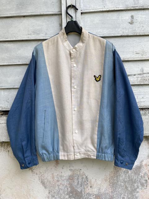 Other Designers Vintage - 80s Lyle & Scott Colour Block Patch Jima Hemp Jacket