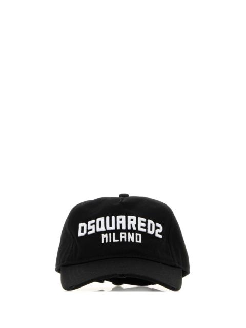 DSQUARED2 Dsquared Men Black Cotton Baseball Cap