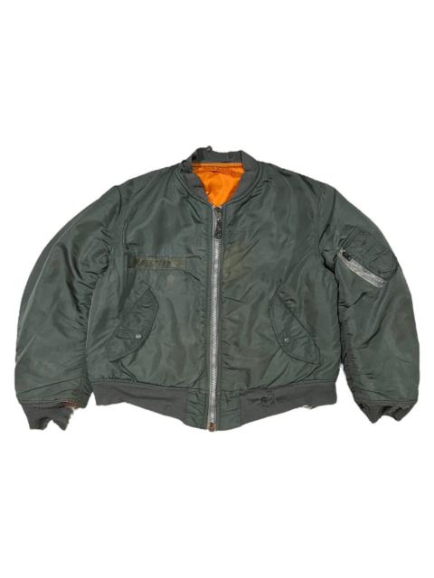 Other Designers VERY RARE VINTAGE JACKET FLIGHT BOMBER MA 1 ALPHA INDUSTRIES