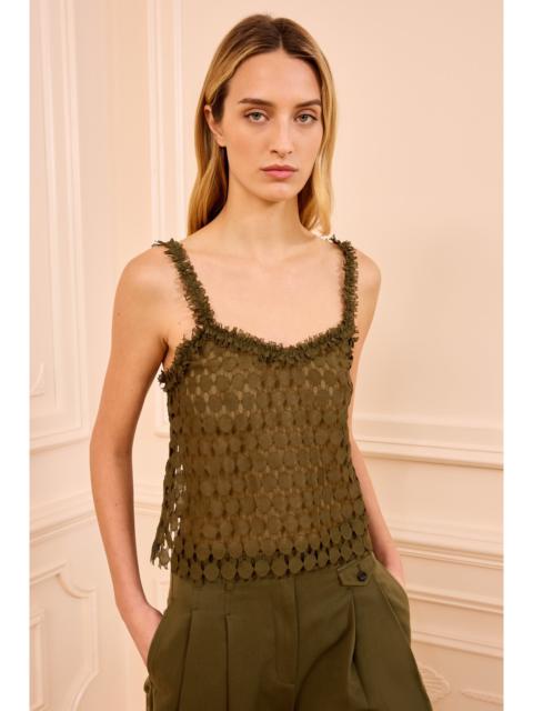 ULLA JOHNSON Francoise Lace Tank Top