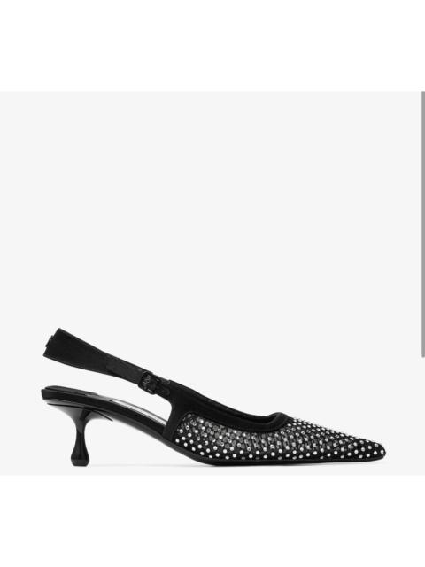 JIMMY CHOO Jimmy Choo Amel Crystal Mesh Pumps