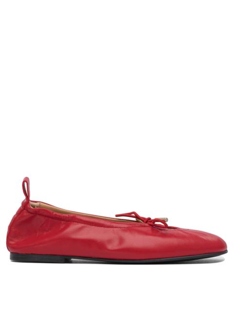 Other Designers Alohas "rosalind" Leather Ballet Flats