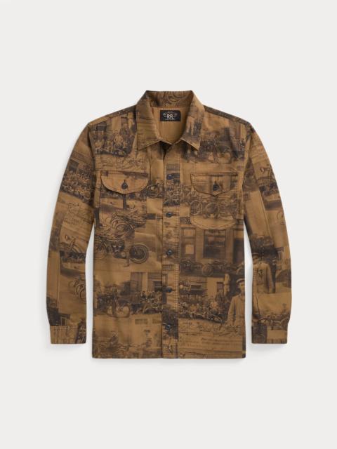 RRL by Ralph Lauren Photo-Print Twill Workshirt