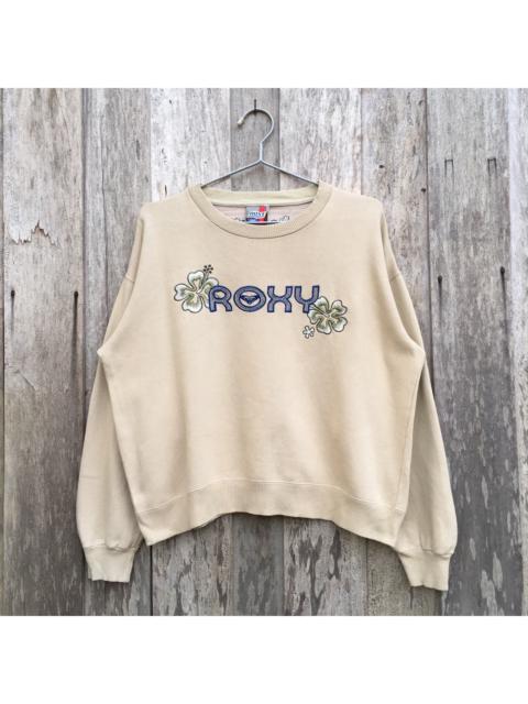 Other Designers Vintage - Vintage Roxy Boardshorts Sweatshirt Big Logo