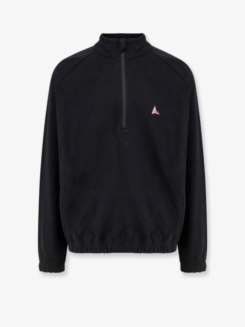 ROA Roa Stretch Cotton Sweatshirt With Logo
