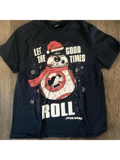 Other Designers Star Wars Men's Black and Navy T-shirt