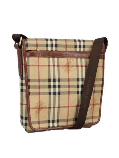 Burberry Burberry Nova Check Shoulder Bag Pvc Beige Gold