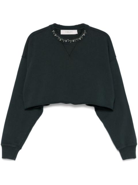 Golden Goose Golden Goose Women Organic Cotton Cropped Sweatshirt