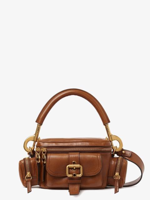 Chloé Chloe' Women Small Double Carry Leather Bag With Multipocket Detail
