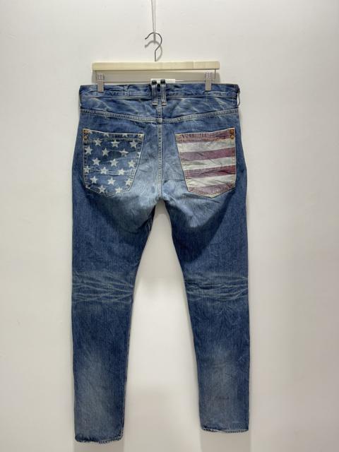 Other Designers Vintage - RIVET & BLUE SLIM FIT DISTRESSED DENIM JEANS MADE IN JAPAN