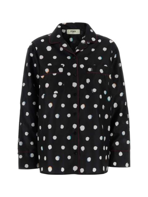 FENDI Printed Silk Shirt