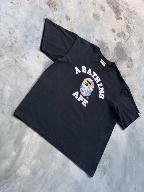 Bape Cotton Candy Camo College Tee