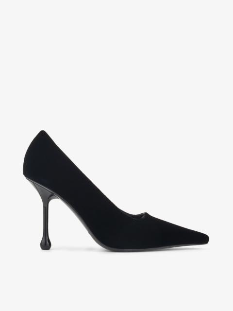 JIMMY CHOO Ixia 95
Black Velvet Pumps
