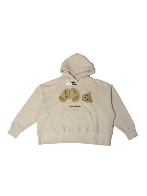 Palm Angels Palm Angels Bear-Print Hoodies Cream