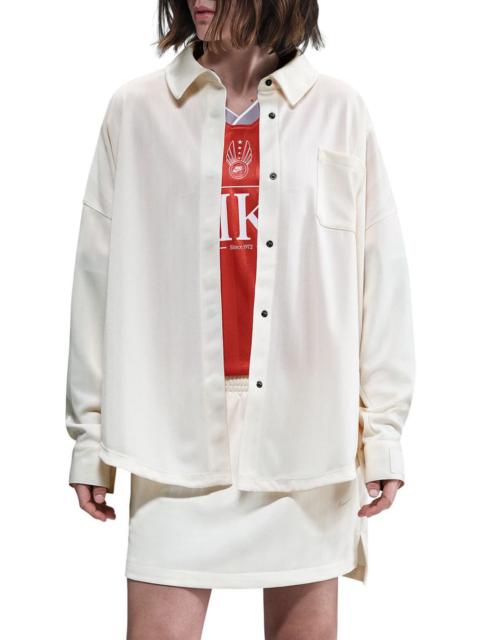 Nike Nike Sportswear Stripe Shirt in Pale Ivory/Sail at Nordstrom