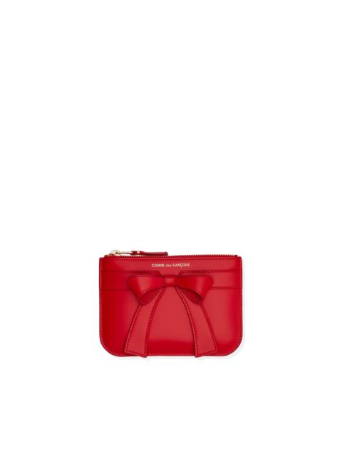 Comme Des Garçons SA8100BB BIG BOW WALLET - RED