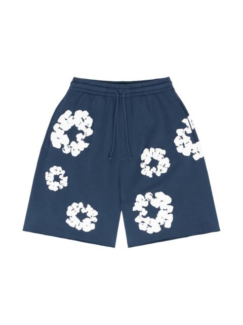 DENIM TEARS Denim Tears The Cotton Wreath Shorts Navy